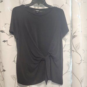 Express tie front shirt